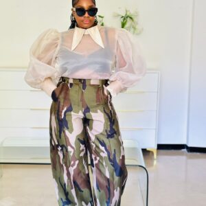 Transparent Nude Top