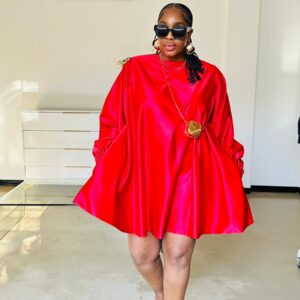 Red balloon / Tent dress