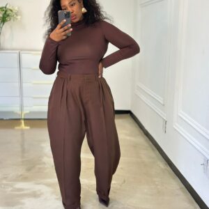 Chocolate brown pants