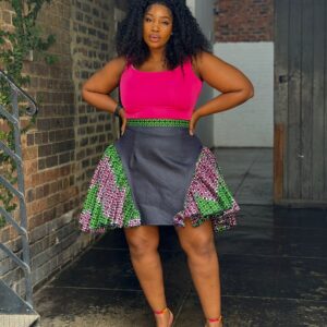 Urban Bloom Flare Skirt