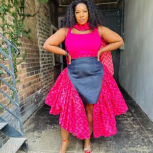 Ruby Royale Statement Dress