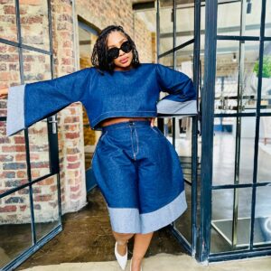 Denim Bermuda Set