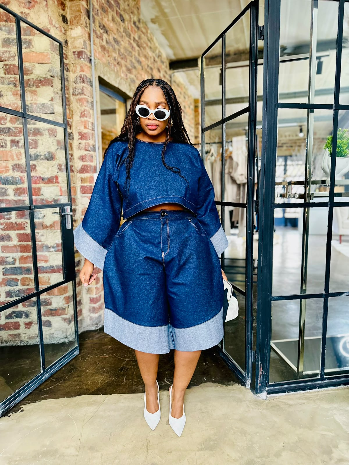 Denim Bermuda Set - Image 2